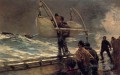 Le signal de détresse réalisme marine peintre Winslow Homer